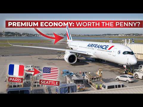 Really THAT MUCH better!? | Air France A350-900 PREMIUM ECONOMY Paris to Seattle | BRUTALLY HONEST