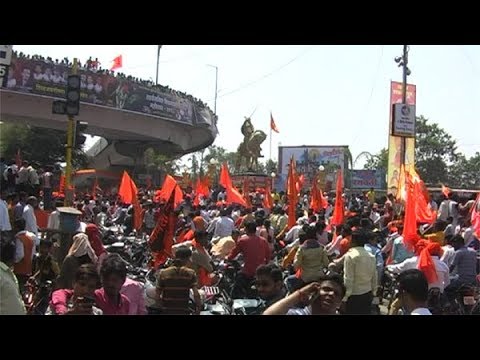 राजे पुन्हा जन्माला या....शिवाजी चौकात ऐतिहासिक गर्दी