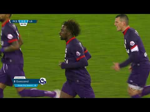 Zurich  -  Lausanne GOAL  1 - 1 Evann Guessand