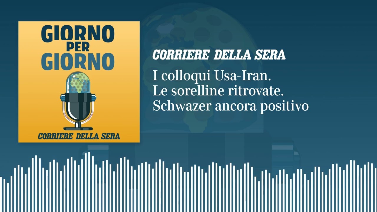 I colloqui Usa-Iran. Le sorelline ritrovate. Schwazer ancora positivo | GIORNO PER GIORNO 23/6/26