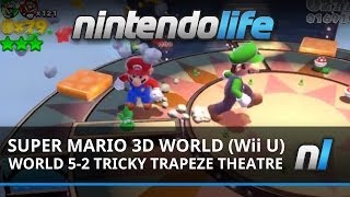 Super Mario 3D World (Wii U) World 5-2 Tricky Trapeze Theatre