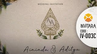 Download lagu [IV-003C] Undangan Adat Jawa Rustic  by Invitara Digital Wedding Invitation mp3