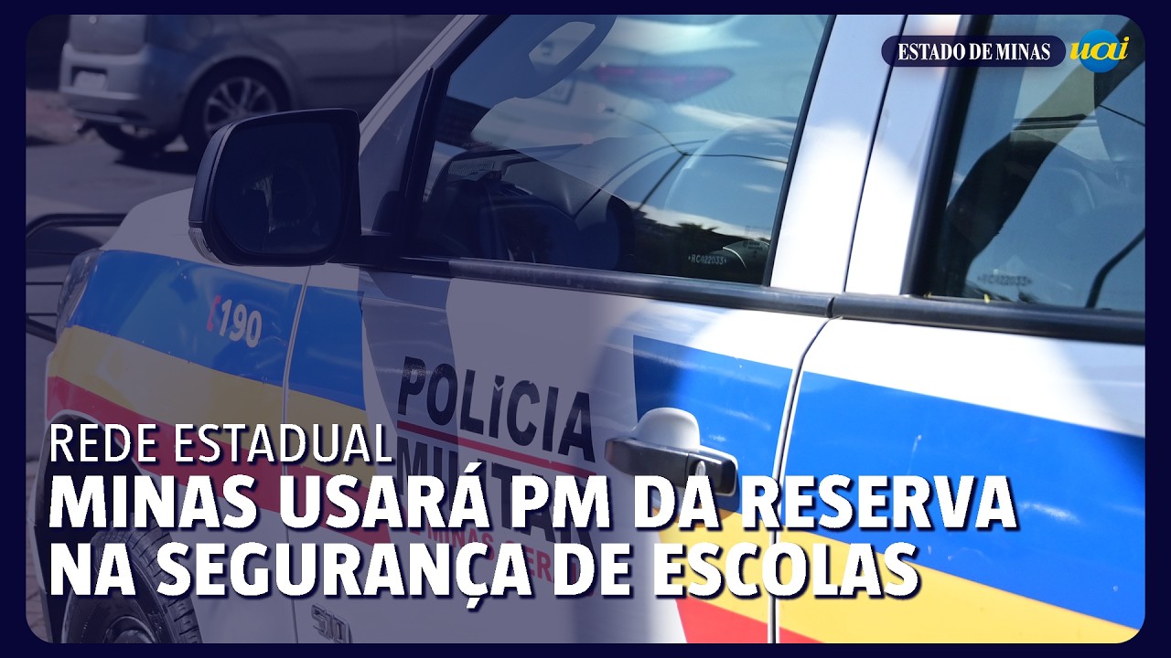 Policiais da reserva vão reforçar segurança em escolas de Minas