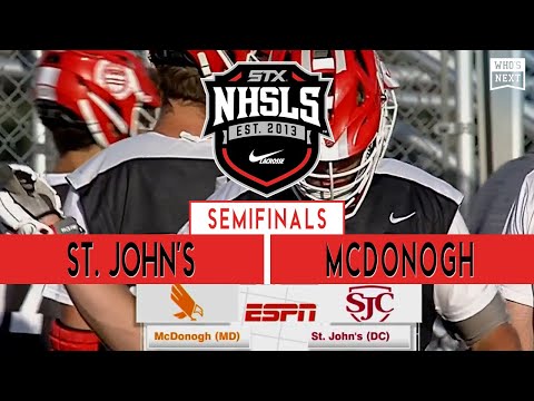 NHSLS Lacrosse - St  John's (DC) vs McDonogh (MD) - Boys Championship