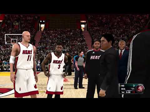 NBA 2K11 Gameplay - New Orleans Hornets vs Miami Heat