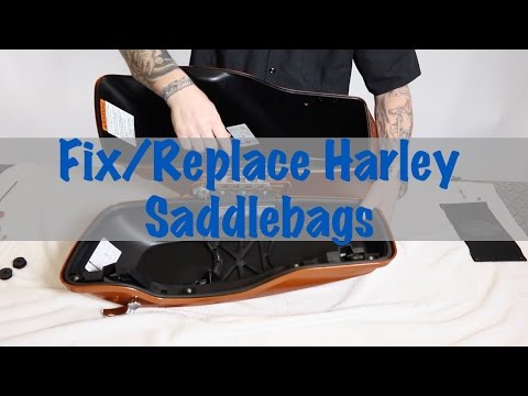How to Replace Harley Davidson Saddlebags, Lid & Parts | Motorcycle Biker Podcast