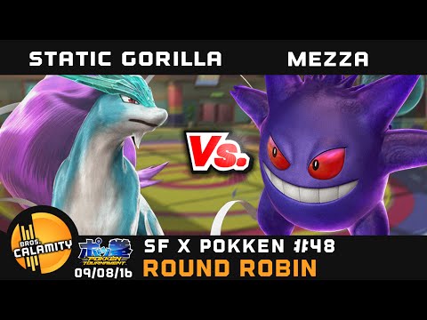 SFxP #48 | Mezza (Gengar, Pikachu) vs StaticGorilla (Suicunne, Braixen) - Round Robin - Pokken