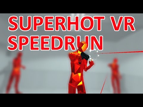 SUPERHOT VR Segmented Speedrun - Each Level Real Time [4:54]