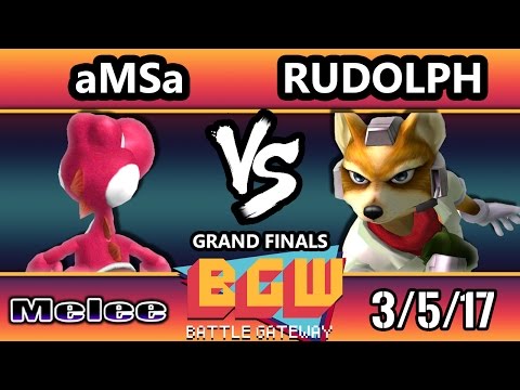 BGW15 SSBM - VGBC | aMSa (Yoshi)  Vs. Rudolph (Fox) Smash Melee GF