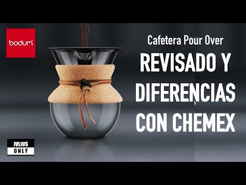 CAFETERA BODUM POUR OVER REVISADO Y DIFERENCIAS CON CHEMEX