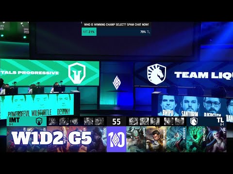 IMT vs TL | Week 1 Day 2 S12 LCS Spring 2022 | Immortals vs Team Liquid W1D2 Full Game