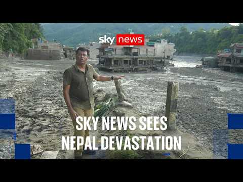 Nepal floods: 'The homes are absolutely smashed up'