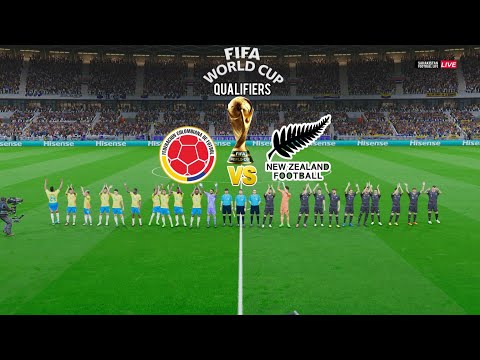Colombia Vs New Zealand full Match Highlights | UEFA FIFA World Cup Qualifiers | Simulation PES 