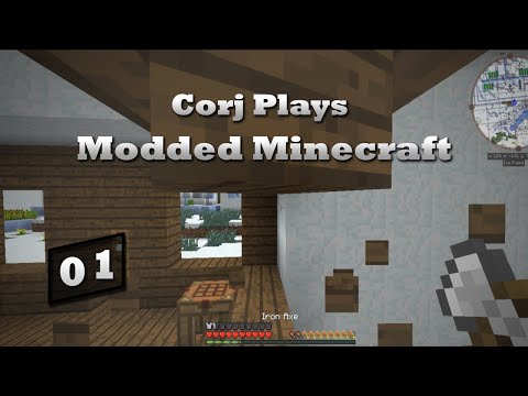 Corj Plays Modded MC - S1E1 - The Cold Never Bothered Me Anyway!