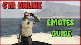 How to do Emotes in Gta 5 Online on xbox controller Tutorial