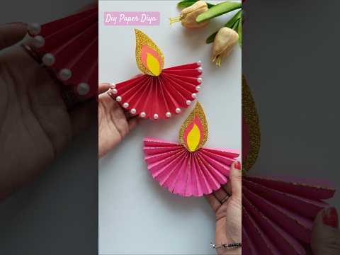 CREATE Beautiful Paper Diya For Wall Decor This Diwali!