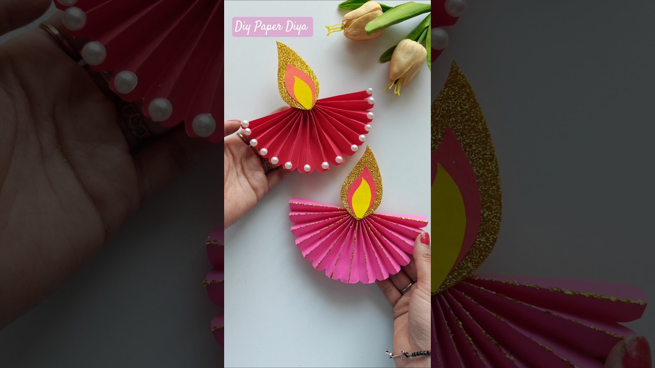 CREATE Beautiful Paper Diya For Wall Decor This Diwali!