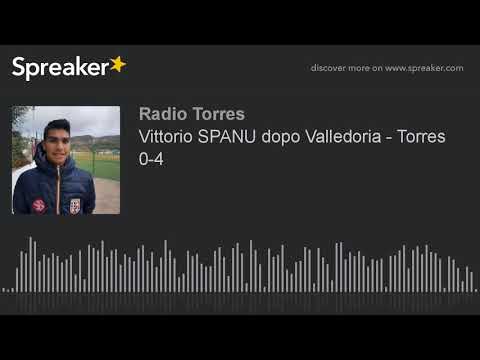 Vittorio SPANU dopo Valledoria - Torres 0-4