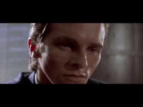 Content aware scale - American Psycho card scene