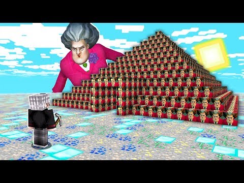 DEV PİRAMİT KORKUNÇ ÖĞRETMEN ŞANS BLOKLARI! 😱 - Minecraft