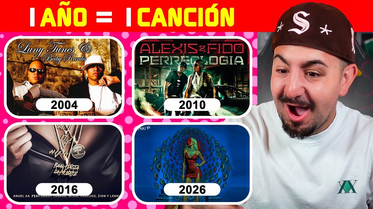 PAPI GAVI REACCIONA A "SALVA UNA CANCIÓN DE REGGAETON POR CADA AÑO (2000-2026)