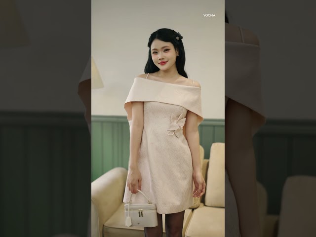 EDT10A541 - Đầm gấm hồng ánh nhũ