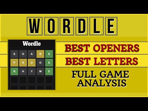 BEST WORDLE STRATEGY FOR THE WORD OF THE DAY | BEST STARTERS [OPTIMIZED 13,000 WORD WORDLE ANALYSIS]