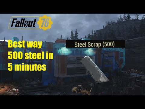 Fallout 76 - Best way to get steel