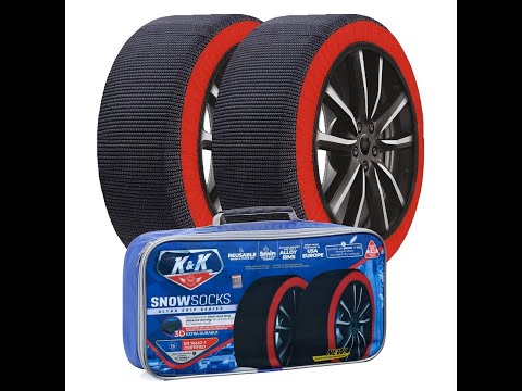 Snow Socks: The Smarter Safer Easier and LEGAL Alternative to Snow Chains. Snow Socks vs Snow Chains