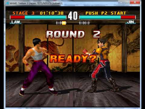 Tekken 3 - ARCADE - emulador MAME 0.161
