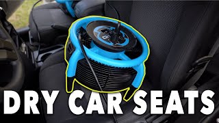 3 Ways We Dry Car Seats and Carpeting as Mobile Detailers | Don’t Leave The Interior Wet!