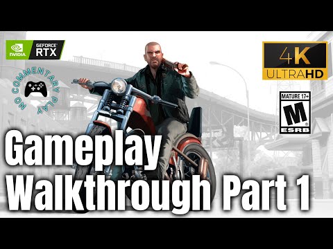 GTA Lost and the Damned Gameplay Walkthrough (Part 1) - No Commentary - 4k 60FPS