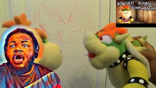 SML Movie: Bowser Junior's Punishment (REACTION) #sml #bowserjunior #jeffy 😂