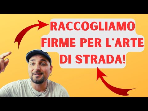 RACCOGLIAMO FIRME per il NUOVO REGOLAMENTO di ARTE DI STRADA a Roma