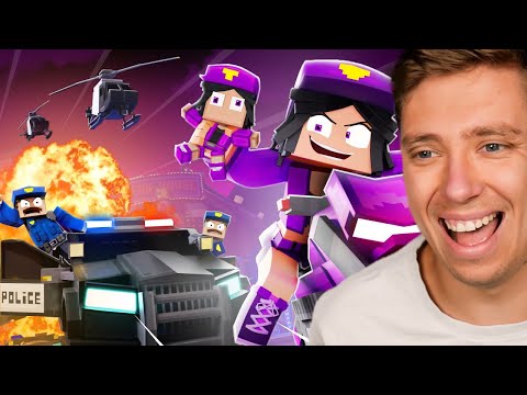 Corey Reacts - Reacting To Purple Girl" (I'm Psycho)  Minecraft Animation Music Video