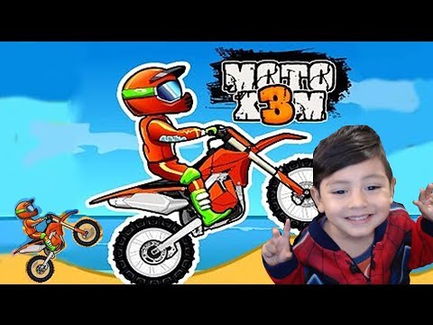Juegos de Motos para Niños - Moto X3M | Motos Extremas | Juegos Android para niños