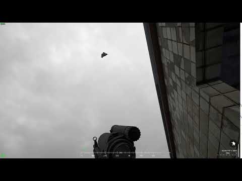 Squad Glitch - Teammate shot so high in the air took a minute to fall!