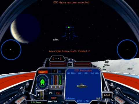 Playthrough of X-Wing vs Tie Fighter Rebel Mission 5 Part 2 - Recon Fleet