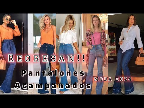 PANTALONES DE MEZCLILLA 2024 / Moda Mujer COMBINACIONES MODERNAS LOOKS DE INSPIRACIÓN PARA MUJER