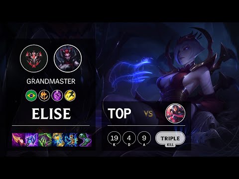 Elise Top vs Irelia - BR Grandmaster Patch 11.3