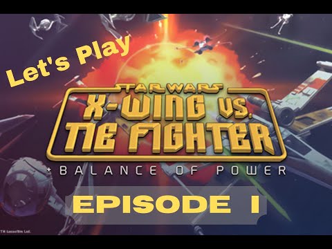 Let's Play X-Wing vs. TIE Fighter (1997) deutsch, Episode 001: Kanonen-Training