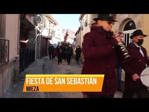 Celebración de San Sebastián en Mieza 