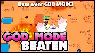 Beating God Mode | Insane IV beaten LIVE | Boss Fight in Brawl Stars