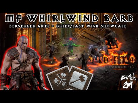 Endgame MF Whirlwind Barb Build Guide: Blades In Chaos Wreck Everything! - Diablo 2 Resurrected