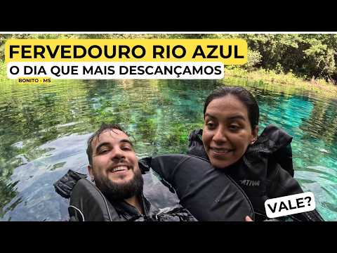 Fervedouro Rio Azul: o passeio mais azul de Bonito/Bodoquena - MS | A agua nasce no chão é lindo