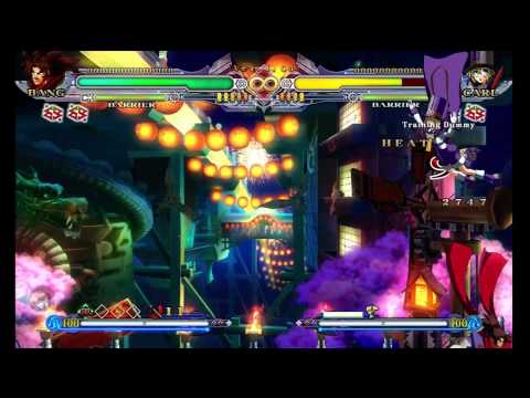 BlazBlue continuum shift 2 Bang Shishigami Combo Exhibition