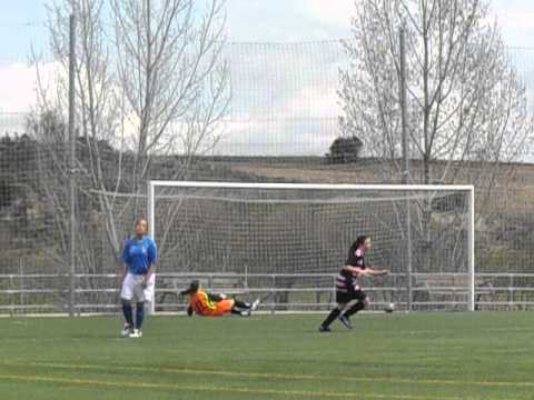 olimpico de moratalaz gol falta Leire