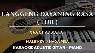 Download lagu Langgeng Dayaning Rasa ( LDR ) - Denny Caknan ( MALE KEY - Karaoke Akustik Gitar / Piano ) mp3