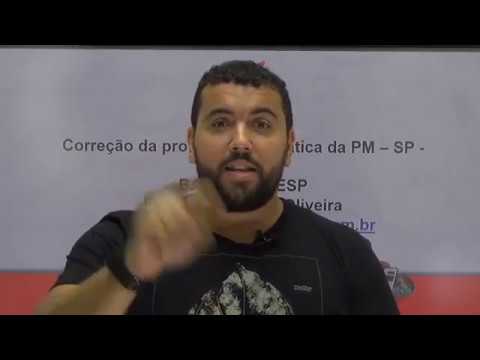 Correção da prova de MATEMÁTICA da Polícia Militar de São Paulo PM - SP - 2017 - Banca Vunesp