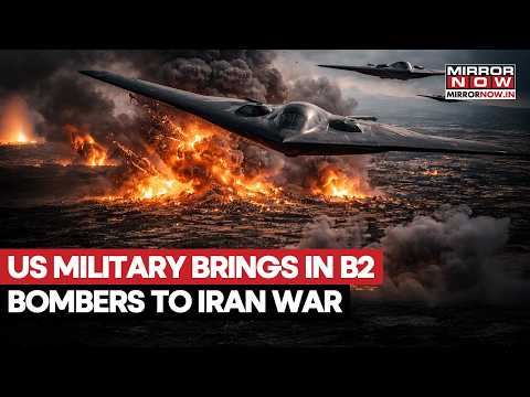 US Brings In B2 Bombers To Iran War, Destroys Jets & Ballistic Missile Facilities, Unseen Footage